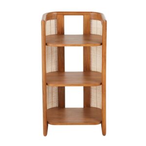 Wohnli Möbelsuche - Aufbewahrungsmöbel aus Mangoholz mit 3 Ablagen