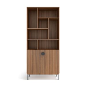 wohnli-moebel-suche-Aufbewahrungsregal-aus-Melamin-in-Nussbaum-180×80×32-cm Wohnli Möbelsuche - Aufbewahrungsregal aus Melamin in Nussbaum 180×80×32 cm