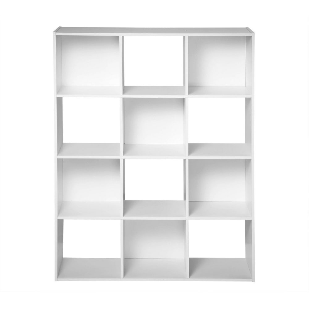 wohnli-moebel-suche-Aufbewahrungsregal-mit-12-Faechern-L93-x-H124-cm-Weiss Wohnli Möbelsuche - Aufbewahrungsregal mit 12 Fächern - L93 x H124 cm - Weiß