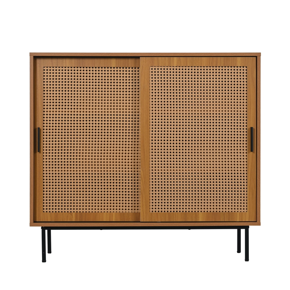 Wohnli Möbelsuche - Aufbewahrungsschrank aus Holz mit Rohrtür