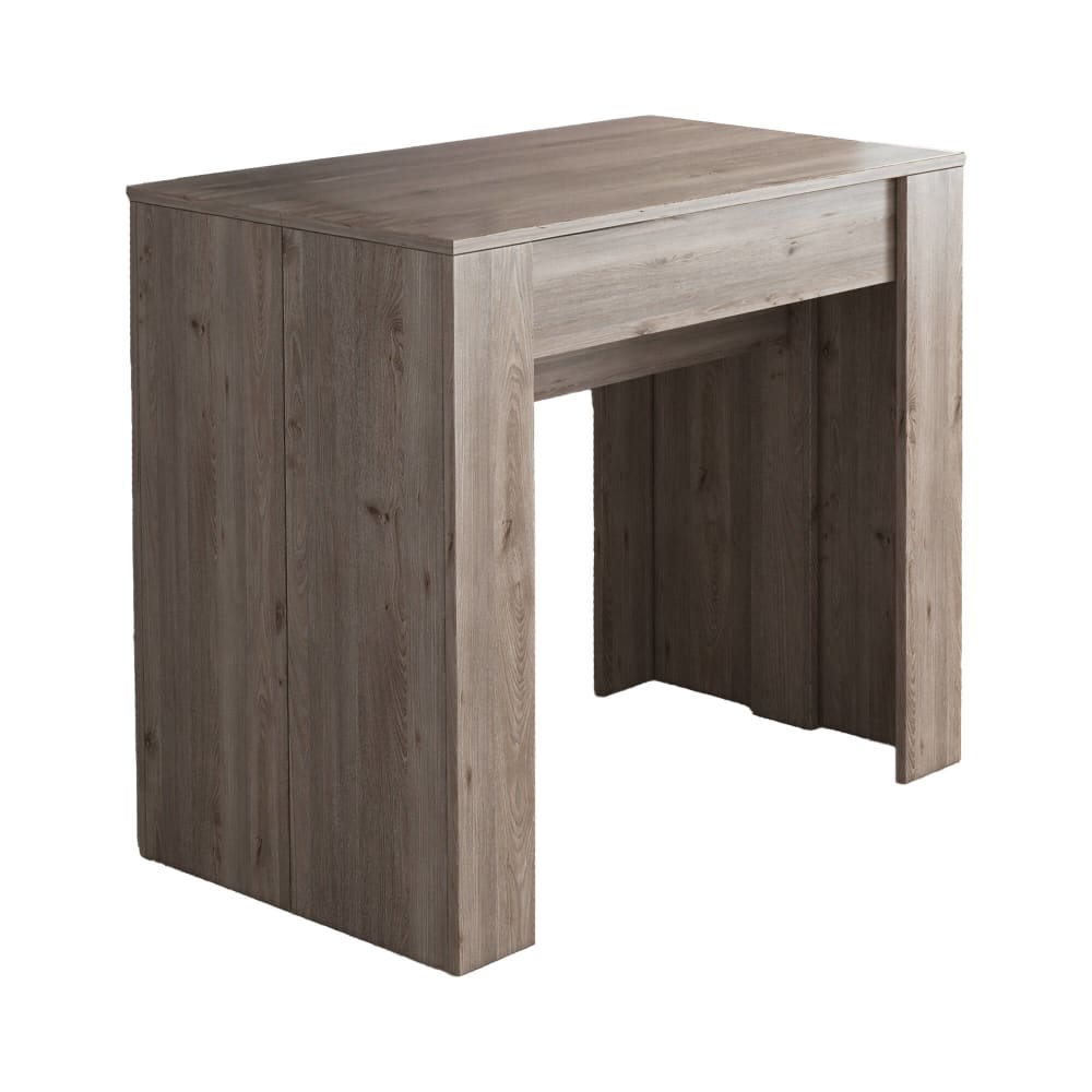 Wohnli Möbelsuche - Ausziehbare Konsole mit Eichenholzeffekt 90x51h78 cm