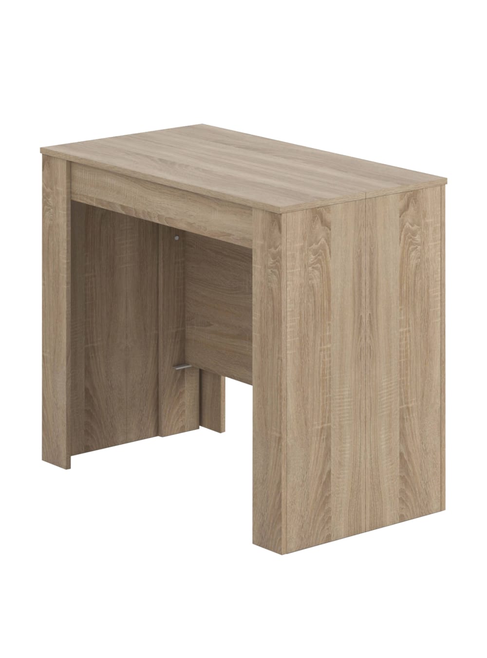 Wohnli Möbelsuche - Ausziehbare Konsole mit Eichenholzeffekt 90x51h78 cm