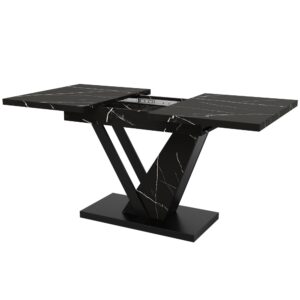 Wohnli Möbelsuche - Ausziehbarer Esstisch mit Marmoreffekt