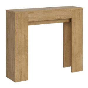 wohnli-moebel-suche-Ausziehbarer-Konsolentisch-90x25181cm-in-Holzoptik-Eiche-Natur Wohnli Möbelsuche - Ausziehbarer Konsolentisch 90x25/181cm in Holzoptik Eiche Natur