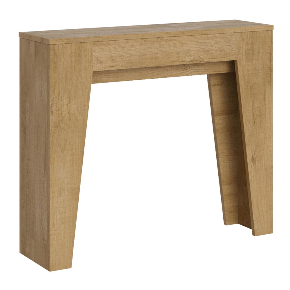wohnli-moebel-suche-Ausziehbarer-Konsolentisch-90x25181cm-in-Holzoptik-Eiche-Natur Wohnli Möbelsuche - Ausziehbarer Konsolentisch 90x25/181cm in Holzoptik Eiche Natur