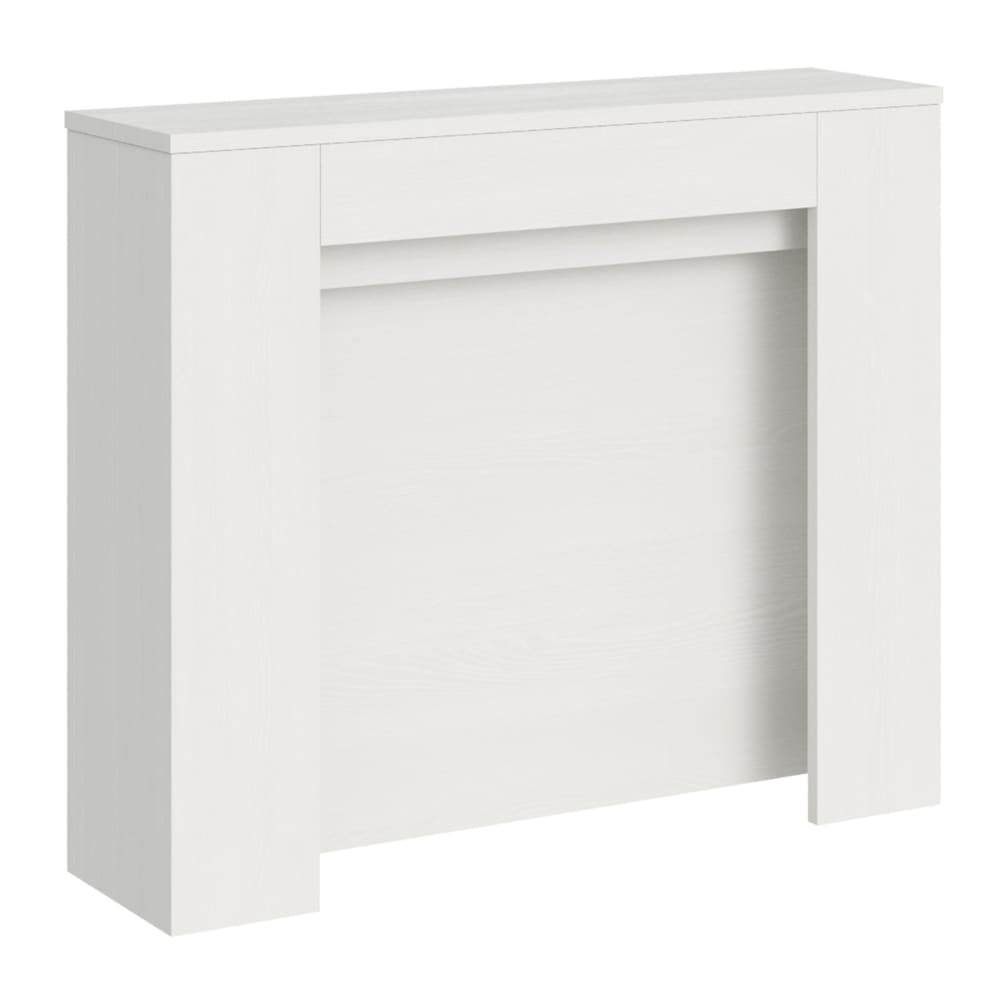 wohnli-moebel-suche-Ausziehbarer-Konsolentisch-90x25211cm-in-Holzoptik-Esche-weiss Wohnli Möbelsuche - Ausziehbarer Konsolentisch 90x25/211cm in Holzoptik Esche weiß