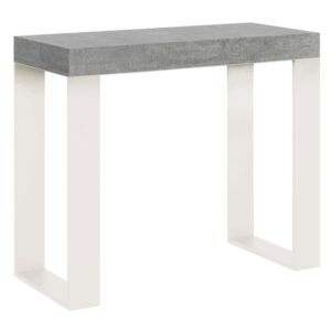 wohnli-moebel-suche-Ausziehbarer-Konsolentisch-90x40300cm-in-Holzoptik-Nussbaum-Eisen Wohnli Möbelsuche - Ausziehbarer Konsolentisch 90x40/300cm in Holzoptik Nussbaum