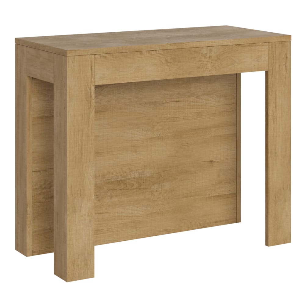 wohnli-moebel-suche-Ausziehbarer-Konsolentisch-90x42290cm-in-Holzoptik-Eiche-Natur Wohnli Möbelsuche - Ausziehbarer Konsolentisch 90x42/290cm in Holzoptik Eiche Natur