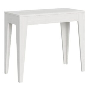wohnli-moebel-suche-Ausziehbarer-Konsolentisch-90x42302cm-in-Holzoptik-Esche-weiss Wohnli Möbelsuche - Ausziehbarer Konsolentisch 90x42/302cm in Holzoptik Esche weiß