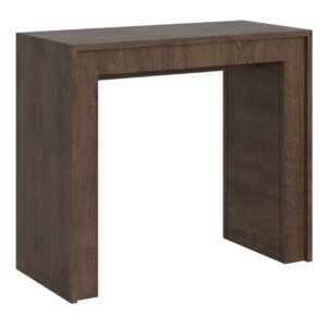 wohnli-moebel-suche-Ausziehbarer-Konsolentisch-90x42302cm-in-Holzoptik-Nussbaumbraun Wohnli Möbelsuche - Ausziehbarer Konsolentisch 90x42/302cm in Holzoptik Nussbaumbraun
