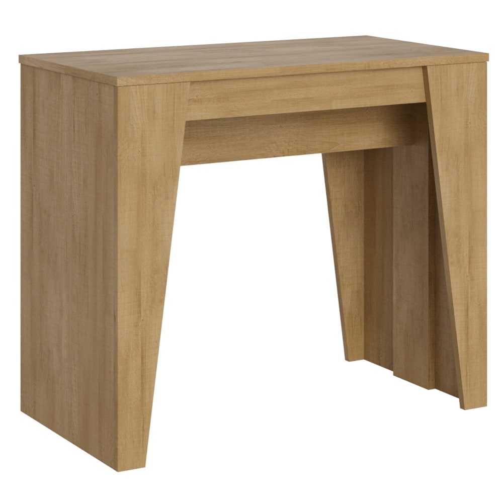 wohnli-moebel-suche-Ausziehbarer-Konsolentisch-90x48204-cm-in-Holzoptik-Eiche-Natur Wohnli Möbelsuche - Ausziehbarer Konsolentisch 90x48/204 cm in Holzoptik Eiche Natur
