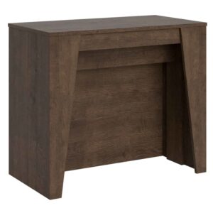 wohnli-moebel-suche-Ausziehbarer-Konsolentisch-90x48296-cm-in-Holzoptik-Nussbaumbraun Wohnli Möbelsuche - Ausziehbarer Konsolentisch 90x48/296 cm in Holzoptik Nussbaumbraun