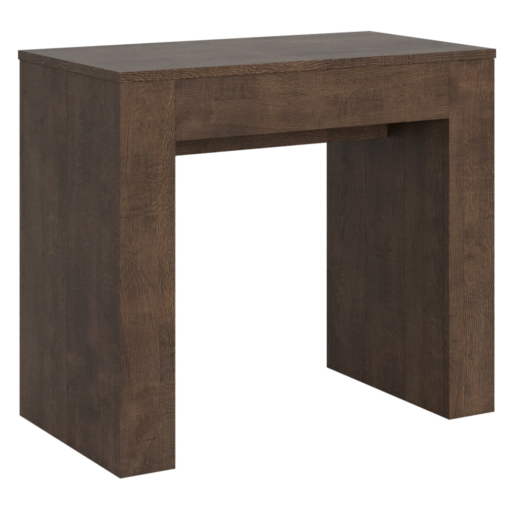 wohnli-moebel-suche-Ausziehbarer-Konsolentisch-90x49307cm-in-Holzoptik-Nussbaumbraun Wohnli Möbelsuche - Ausziehbarer Konsolentisch 90x49/307cm in Holzoptik Nussbaumbraun