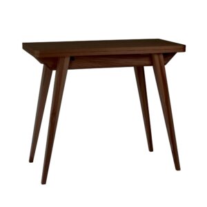 wohnli-moebel-suche-Ausziehbarer-Konsolentisch-Holz-45x90x76-Nussbaumfarbig Wohnli Möbelsuche - Ausziehbarer Konsolentisch