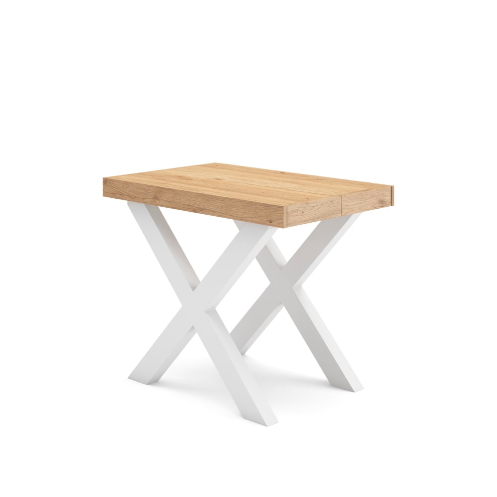wohnli-moebel-suche-Ausziehbarer-Konsolentisch-Holzeffekt-302x90x73cm-Eiche Wohnli Möbelsuche - Ausziehbarer Konsolentisch Holzeffekt 302x90x73cm Eiche