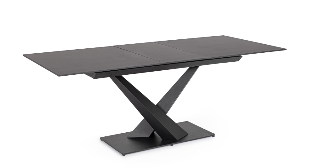 wohnli-moebel-suche-Ausziehbarer-Tisch-aus-Stahl-und-Feinsteinzeug-160200x90-cm Wohnli Möbelsuche - Ausziehbarer Tisch aus Stahl und Feinsteinzeug 160/200x90 cm