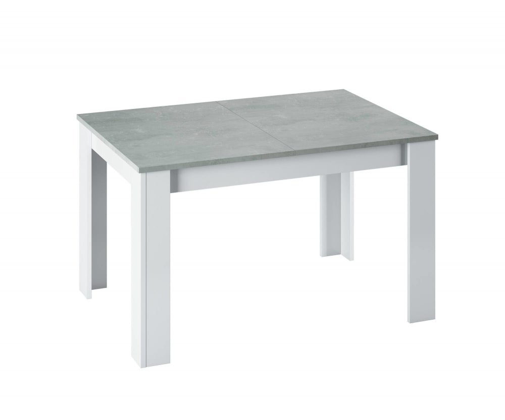 wohnli-moebel-suche-Ausziehbarer-Tisch-mit-Betonholzeffekt-weiss-190x90h78-cm Wohnli Möbelsuche - Ausziehbarer Tisch mit Betonholzeffekt