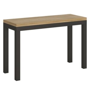 Wohnli Möbelsuche - Ausziehtisch 120/200x45/90 cm in Holzoptik Eiche Natur