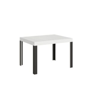 wohnli-moebel-suche-Ausziehtisch-70X100194-cm-in-Holzoptik-Esche-weiss-Eisen Wohnli Möbelsuche - Ausziehtisch 70X100/194 cm in Holzoptik Esche weiß
