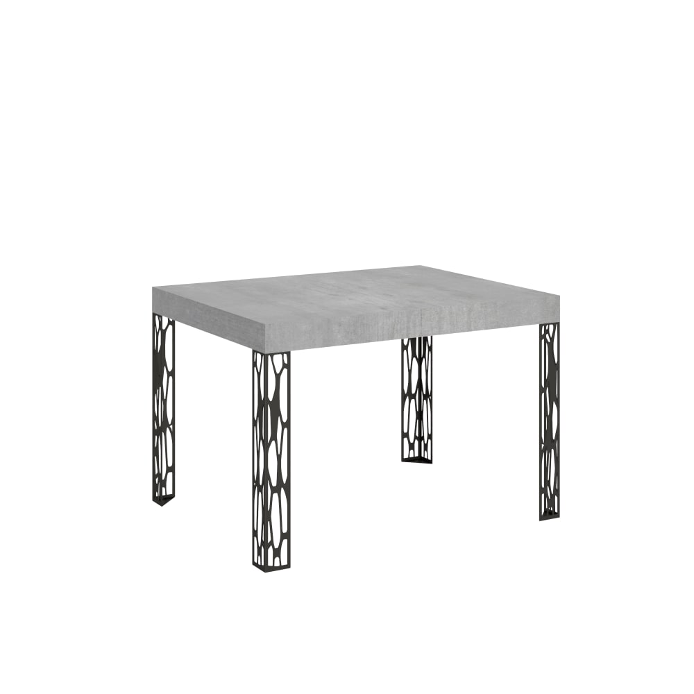 Wohnli Möbelsuche - Ausziehtisch 70X100/194 cm in Holzoptik Zementgrau