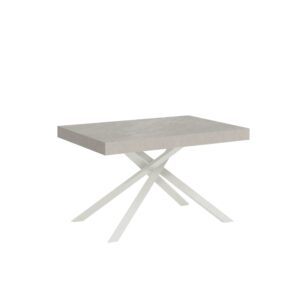 wohnli-moebel-suche-Ausziehtisch-80x120204-cm-Kaschmir-mit-weissem-Eisenrahmen Wohnli Möbelsuche - Ausziehtisch 80x120/204 cm Kaschmir mit weißem Eisenrahmen