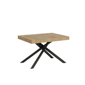 wohnli-moebel-suche-Ausziehtisch-80x120204-cm-in-Holzoptik-Eiche-Natur-Eisen Wohnli Möbelsuche - Ausziehtisch 80x120/204 cm in Holzoptik Eiche Natur