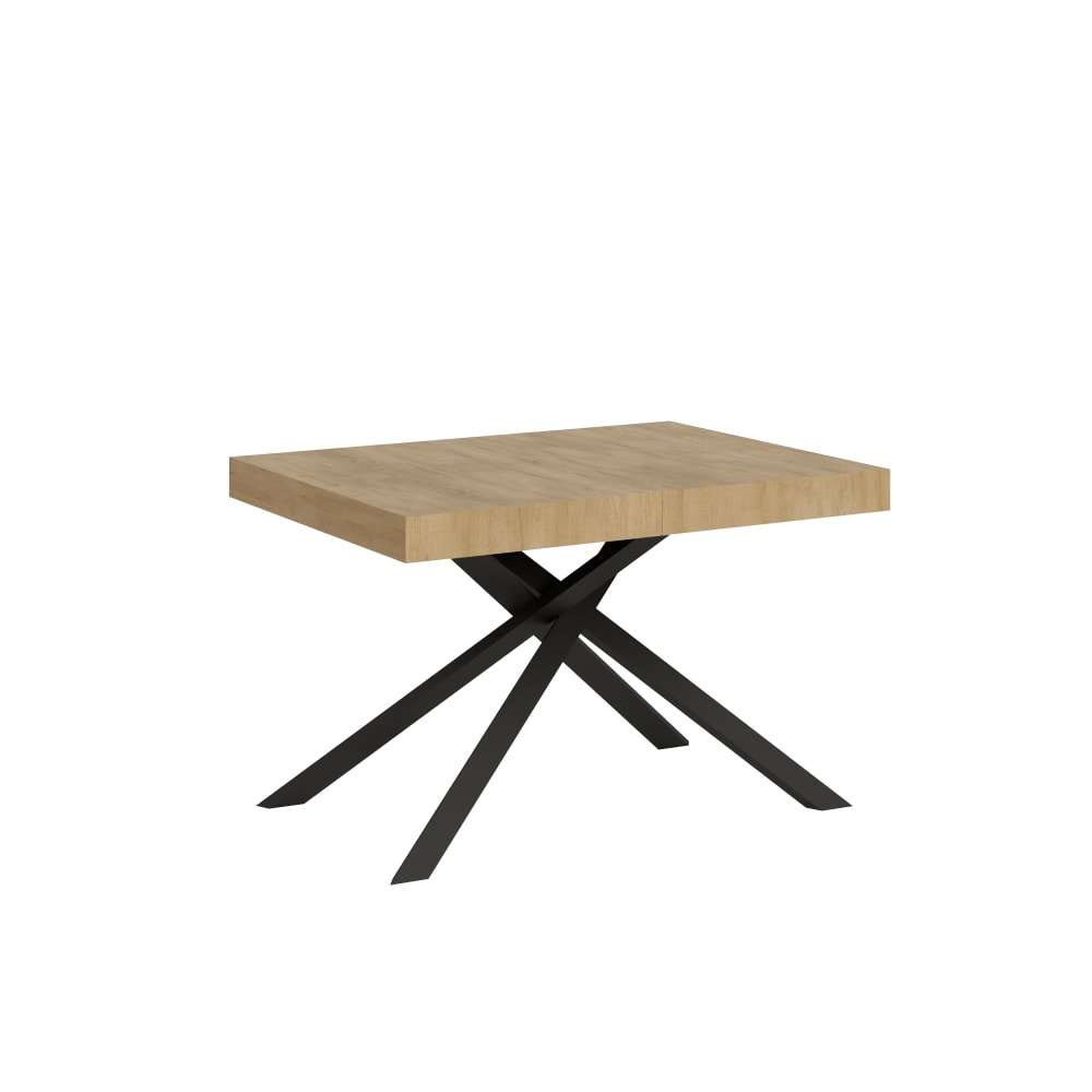 Wohnli Möbelsuche - Ausziehtisch 80x120/204 cm in Holzoptik Eiche Natur