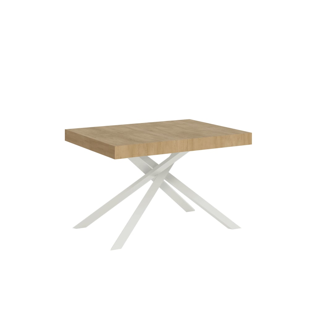 Wohnli Möbelsuche - Ausziehtisch 80x120/204 cm in Holzoptik Eiche Natur