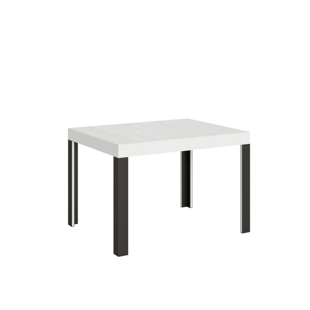 Wohnli Möbelsuche - Ausziehtisch 80x120/204 cm in Holzoptik Esche weiß