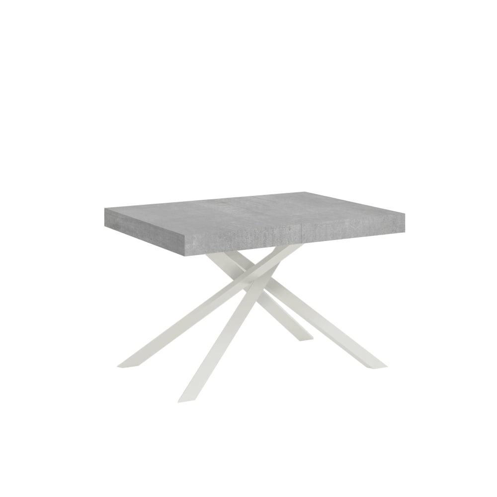 wohnli-moebel-suche-Ausziehtisch-80x120204-cm-in-Holzoptik-Zementgrau-Eisen Wohnli Möbelsuche - Ausziehtisch 80x120/204 cm in Holzoptik Zementgrau