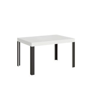 wohnli-moebel-suche-Ausziehtisch-80x140224-cm-in-Holzoptik-Esche-weiss-Eisen Wohnli Möbelsuche - Ausziehtisch 80x140/224 cm in Holzoptik Esche weiß