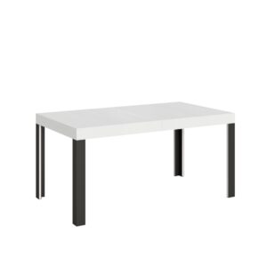 wohnli-moebel-suche-Ausziehtisch-80x160244-cm-in-Holzoptik-Esche-weiss-Eisen Wohnli Möbelsuche - Ausziehtisch 80x160/244 cm in Holzoptik Esche weiß