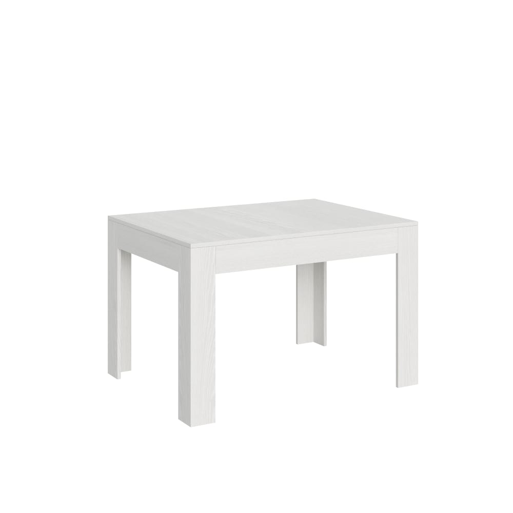 Wohnli Möbelsuche - Ausziehtisch 90x120/180 cm in Holzoptik Esche weiß