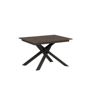 wohnli-moebel-suche-Ausziehtisch-90x120180-cm-in-Holzoptik-Nussbaumbraun-Eisen Wohnli Möbelsuche - Ausziehtisch 90x120/180 cm in Holzoptik Nussbaumbraun