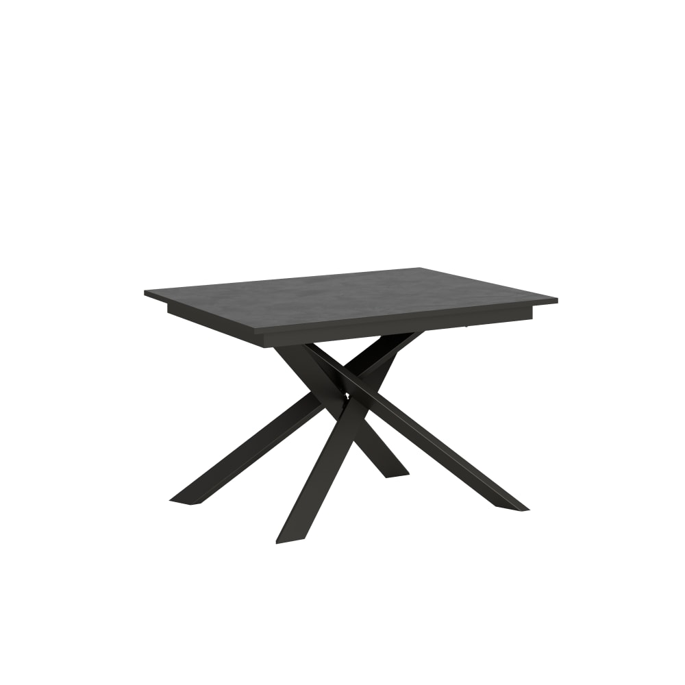 wohnli-moebel-suche-Ausziehtisch-90x120180cm-in-Holzoptik-anthrazit-gespachtelt-Eisen Wohnli Möbelsuche - Ausziehtisch 90x120/180cm in Holzoptik anthrazit gespachtelt