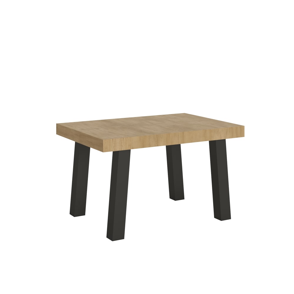 wohnli-moebel-suche-Ausziehtisch-90x120224-cm-in-Holzoptik-Eiche-Natur-Eisen Wohnli Möbelsuche - Ausziehtisch 90x120/224 cm in Holzoptik Eiche Natur