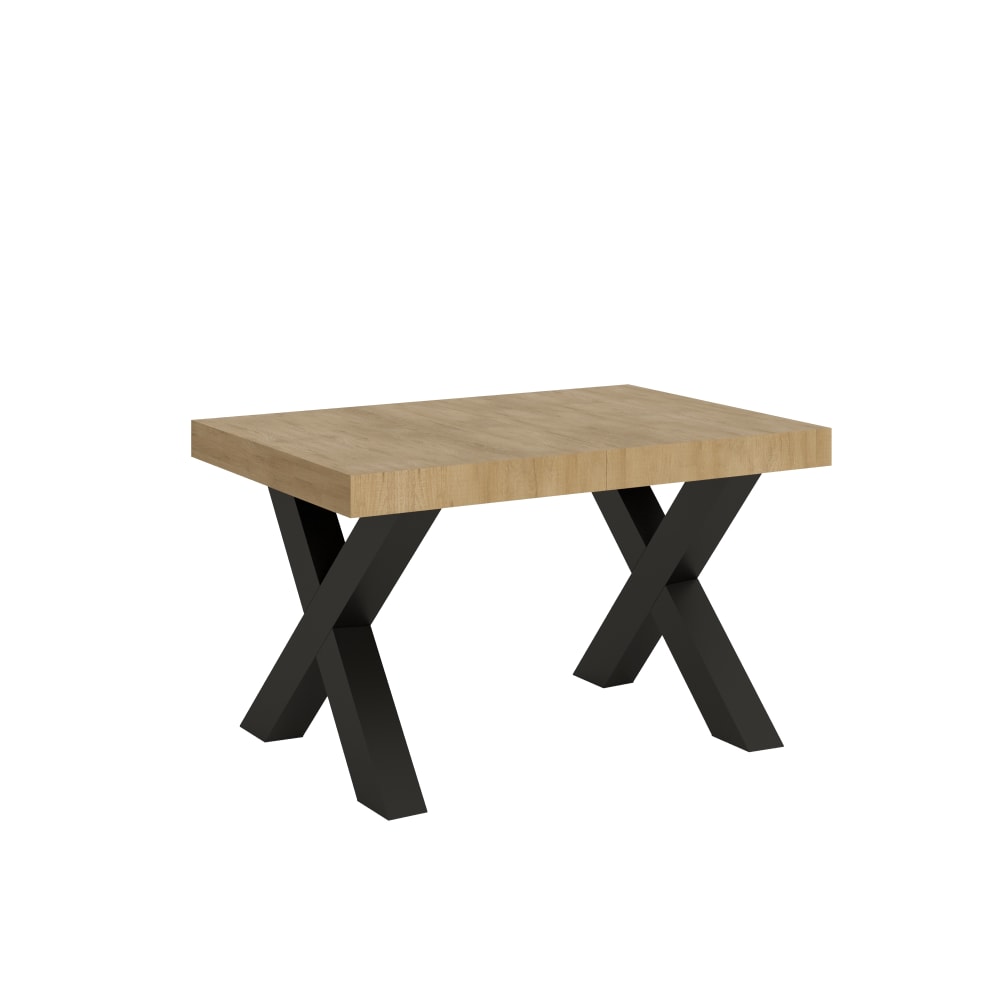 wohnli-moebel-suche-Ausziehtisch-90x120224-cm-in-Holzoptik-Eiche-Natur-Eisen Wohnli Möbelsuche - Ausziehtisch 90x120/224 cm in Holzoptik Eiche Natur