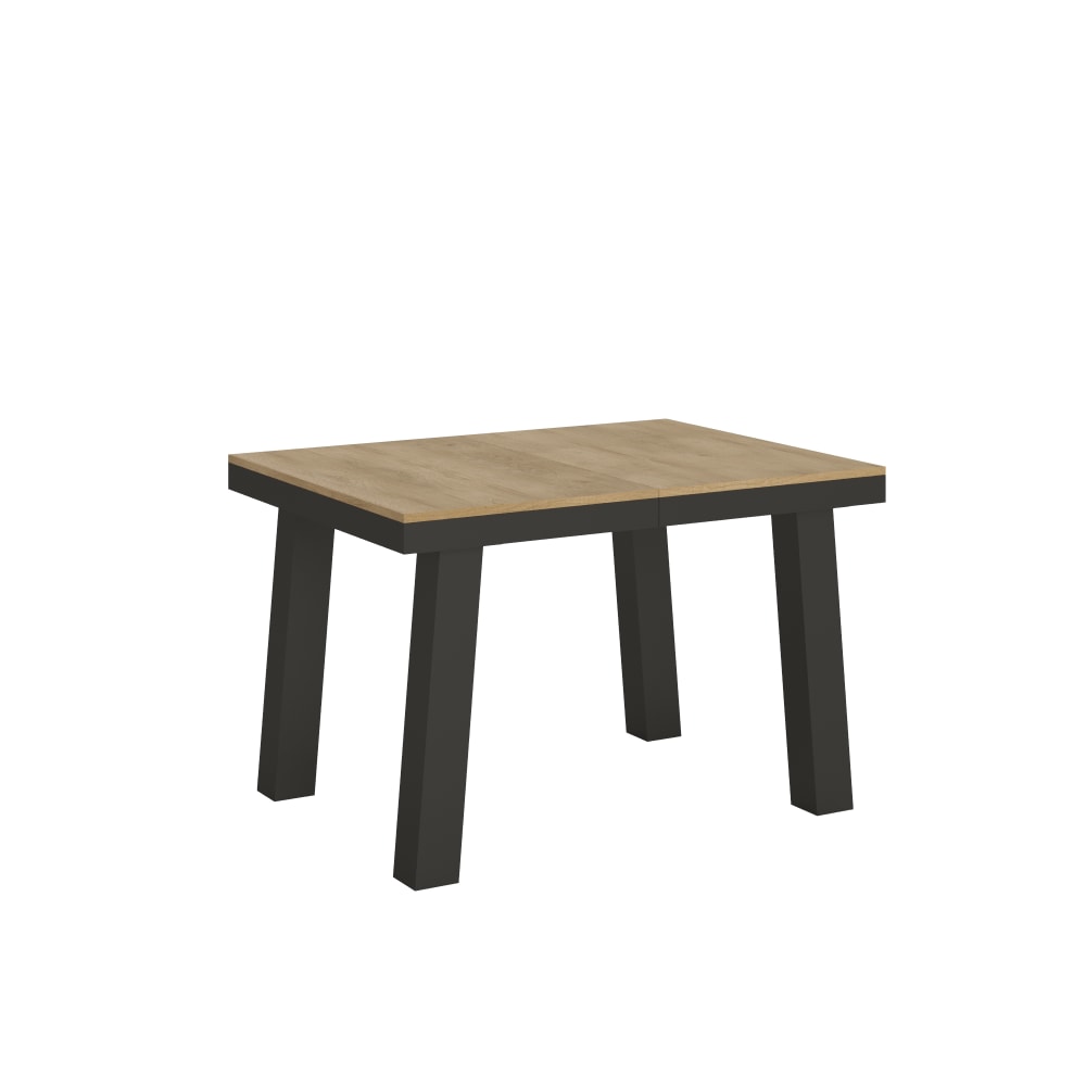 wohnli-moebel-suche-Ausziehtisch-90x120380-cm-in-Holzoptik-Eiche-Natur-Eisen Wohnli Möbelsuche - Ausziehtisch 90x120/380 cm in Holzoptik Eiche Natur