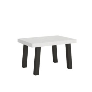 wohnli-moebel-suche-Ausziehtisch-90x120380-cm-in-Holzoptik-Esche-weiss-Eisen Wohnli Möbelsuche - Ausziehtisch 90x120/380 cm in Holzoptik Esche weiß