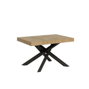 wohnli-moebel-suche-Ausziehtisch-90x130234-cm-in-Holzoptik-Eiche-Natur-Eisen Wohnli Möbelsuche - Ausziehtisch 90x130/234 cm in Holzoptik Eiche Natur