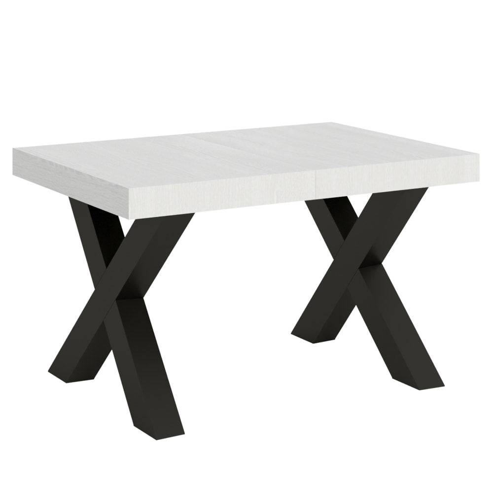 Wohnli Möbelsuche - Ausziehtisch 90x130/234 cm in Holzoptik Esche weiß