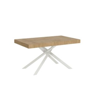 wohnli-moebel-suche-Ausziehtisch-90x140244-cm-in-Holzoptik-Eiche-Natur-Eisen Wohnli Möbelsuche - Ausziehtisch 90x140/244 cm in Holzoptik Eiche Natur