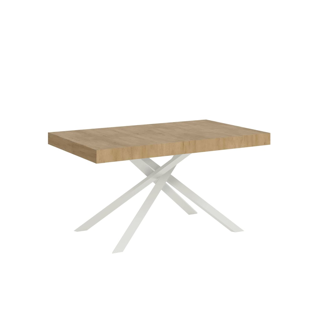Wohnli Möbelsuche - Ausziehtisch 90x140/244 cm in Holzoptik Eiche Natur