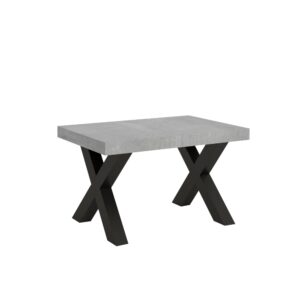 wohnli-moebel-suche-Ausziehtisch-90x140244-cm-in-Holzoptik-Zementgrau-Eisen Wohnli Möbelsuche - Ausziehtisch 90x140/244 cm in Holzoptik Zementgrau