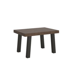 wohnli-moebel-suche-Ausziehtisch-90x140400-cm-in-Holzoptik-Nussbaum-Eisen Wohnli Möbelsuche - Ausziehtisch 90x140/400 cm in Holzoptik Nussbaum