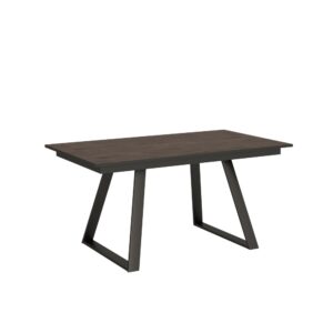wohnli-moebel-suche-Ausziehtisch-90x160220-cm-in-Holzoptik-Nussbaum-Eisen Wohnli Möbelsuche - Ausziehtisch 90x160/220 cm in Holzoptik Nussbaum