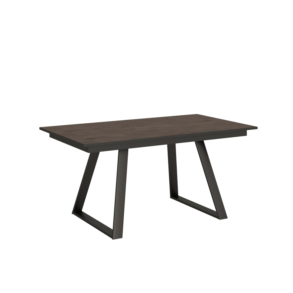 wohnli-moebel-suche-Ausziehtisch-90x160220-cm-in-Holzoptik-Nussbaum-Eisen Wohnli Möbelsuche - Ausziehtisch 90x160/220 cm in Holzoptik Nussbaum