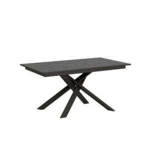 wohnli-moebel-suche-Ausziehtisch-90x160220cm-Holzeffekt-anthrazit-gespachteltGrau-Eisen Wohnli Möbelsuche - Ausziehtisch 90x160/220cm Holzeffekt anthrazit gespachtelt/Grau