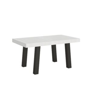 Wohnli Möbelsuche - Ausziehtisch 90x160/264 cm in Holzoptik Esche weiß