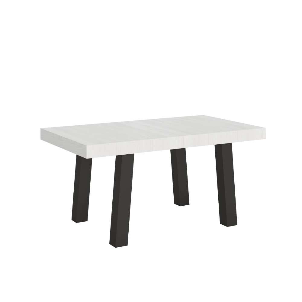Wohnli Möbelsuche - Ausziehtisch 90x160/264 cm in Holzoptik Esche weiß
